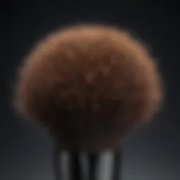 Close-up of Artis brush bristles showcasing their unique design