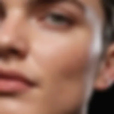 The Rich Texture of Tinted Moisturizer Close-up of a tinted moisturizer texture showing smoothness and richness