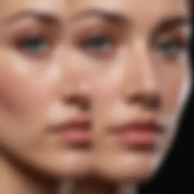 Results of Blackhead Removal Treatments Before and after blackhead removal treatment