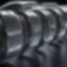 Close-up of microcurrent roller device showcasing its sleek design.