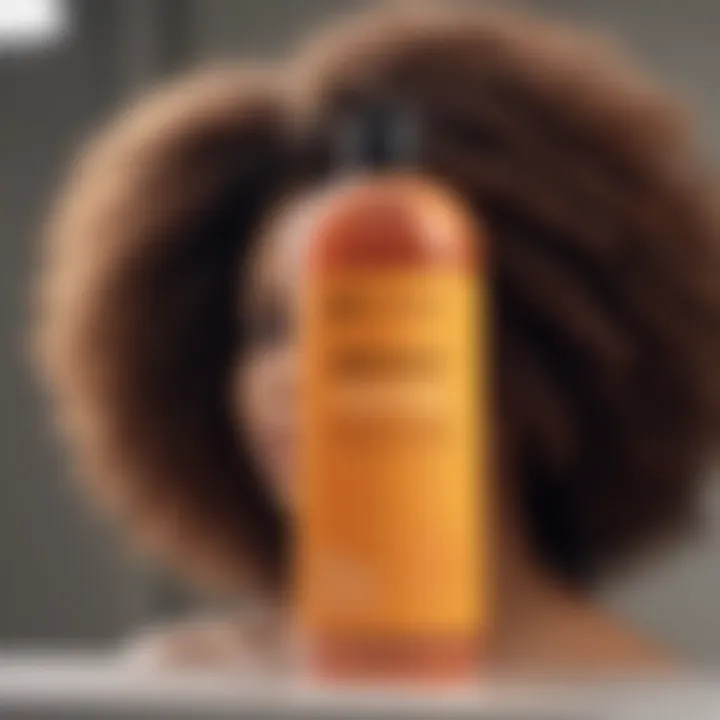 Beautifully styled hair showcasing the effectiveness of natural products