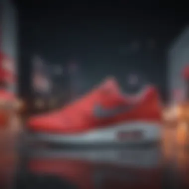 Seasonal sale banner for Nike Air Max shoes