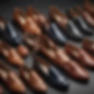 Diverse Designs of Female Loafers Elegant loafers showcasing a variety of designs