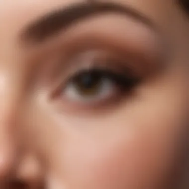 Unique Texture of Eyebrow Tattoo Peel-Off Product Close-up view of a versatile eyebrow tattoo peel-off product showcasing its unique texture.