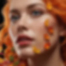 Close-up of colorful gummy vitamins