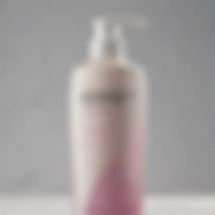 Close-up view of Neutrogena Residue Removing Shampoo bottle