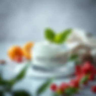 Fresh Ingredients for Night Cream Fresh ingredients for night cream formulation