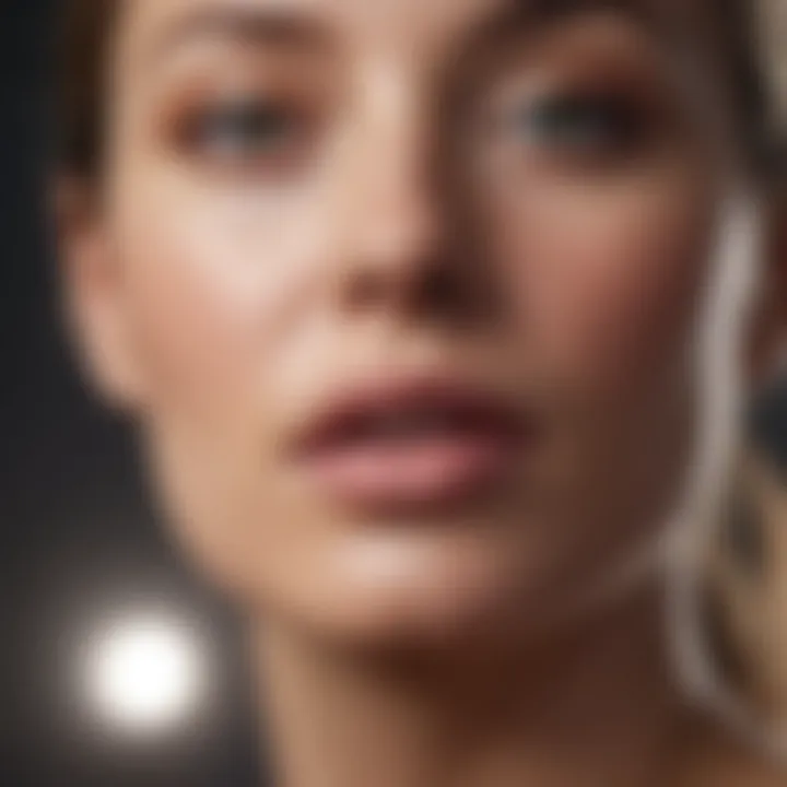Close-up of key ingredients for anti-aging skincare