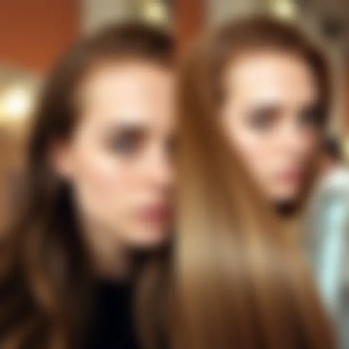 Before and after hair growth results