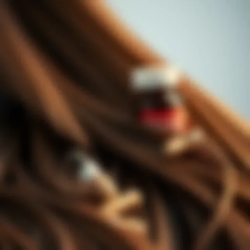 Nioxin pill bottle and hair strands