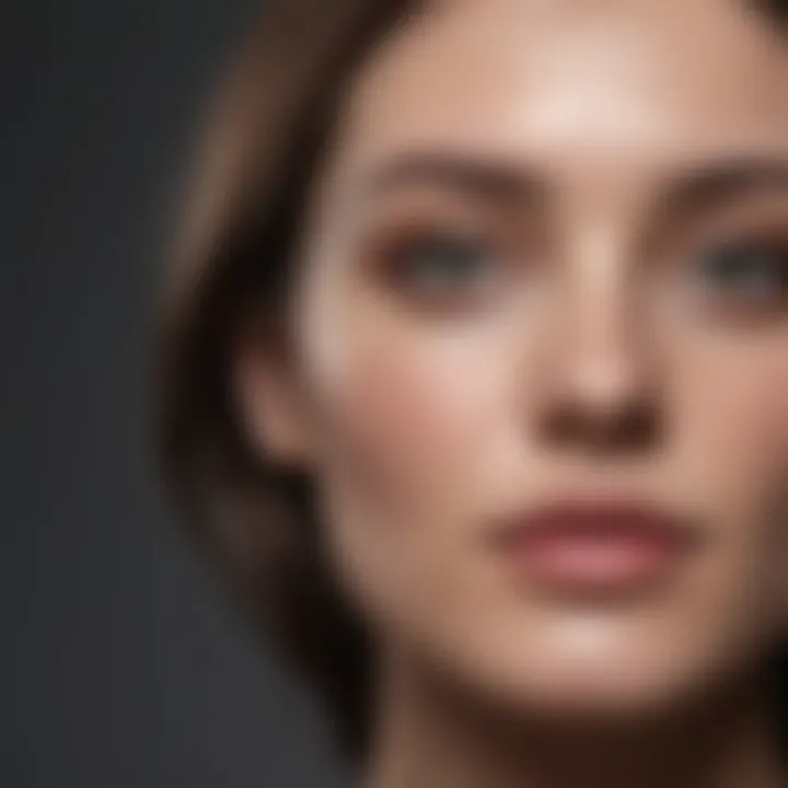 Natural ingredients for skin care arranged aesthetically