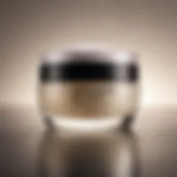 Luxurious face cream jar showcasing anti-aging properties