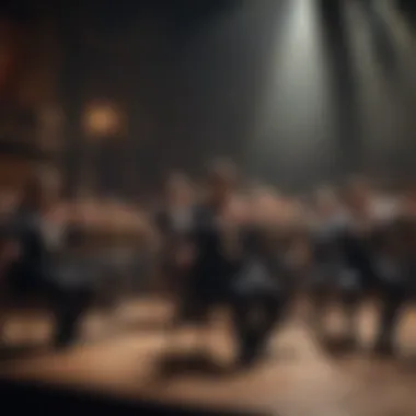 Musical Orchestra Ensemble Orchestra playing for a Broadway show