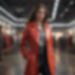 Stylish outfit showcase
