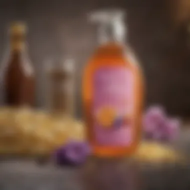 Close-up of Rapunzel shampoo ingredients