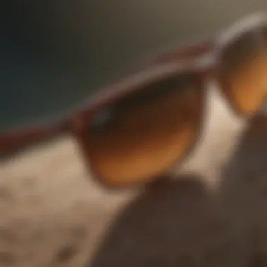 Ray-Ban sunglasses with environment-focused branding