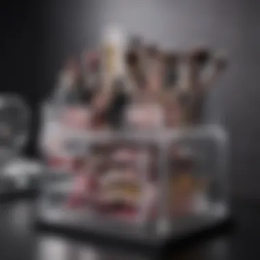 Aesthetic Appeal of Readaeer Makeup Organizers Elegant arrangement of Readaeer makeup organizers showcasing aesthetic appeal