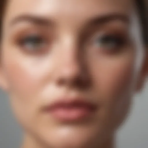 Close-up of healthy skin texture