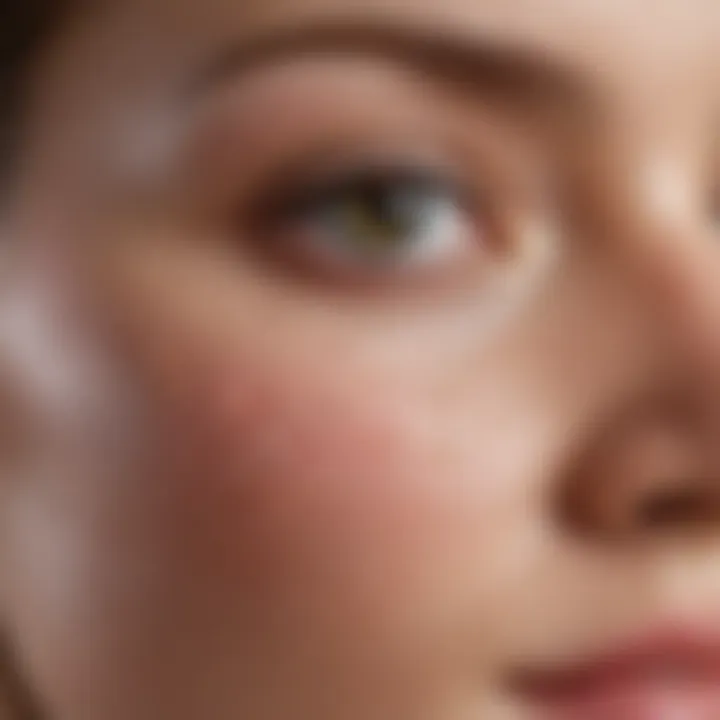 Diagram illustrating the effects of retinol on skin cells