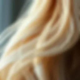 Revitalized hair strands showcasing shine and health