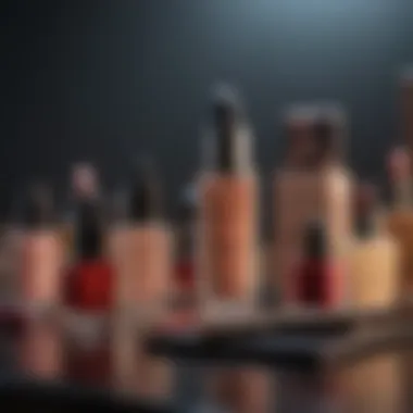 Collection of Rinna Makeup Products Collection of Rinna Makeup products displayed aesthetically