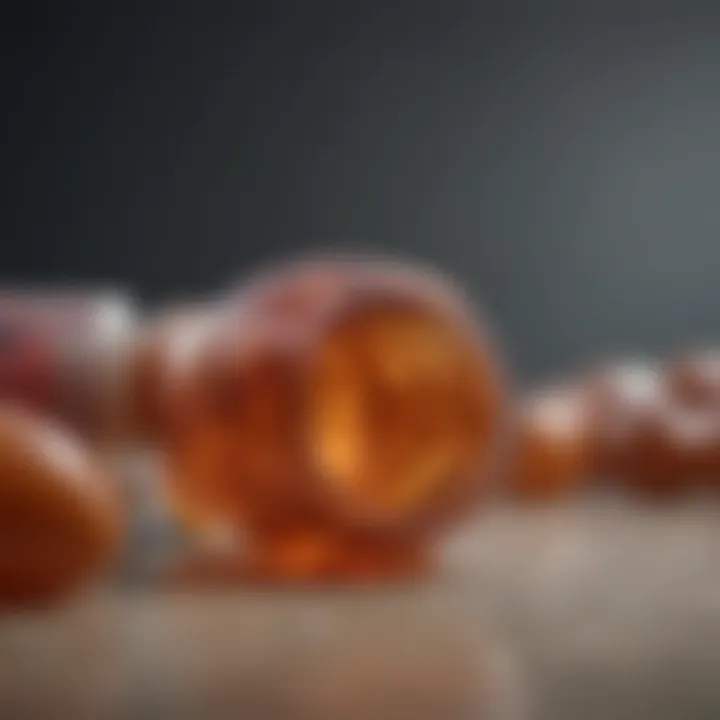 An artistic representation highlighting the potential risks associated with laxative use.