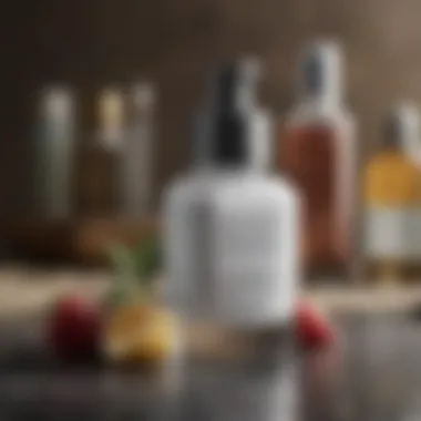 Key Ingredients for Balanced Hydration An array of key ingredients used in moisturizers for combination skin, showcased aesthetically.