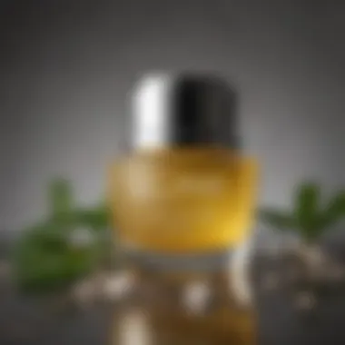 Natural Ingredients for Skin Health Natural ingredients used in age spot creams displayed elegantly