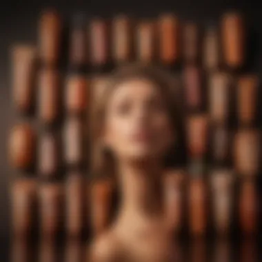 Diverse Self-Tanning Formulations A selection of self-tanning products showcasing various formulations