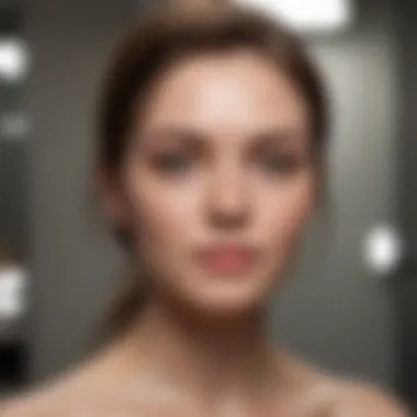 Professional treatment room for skin care