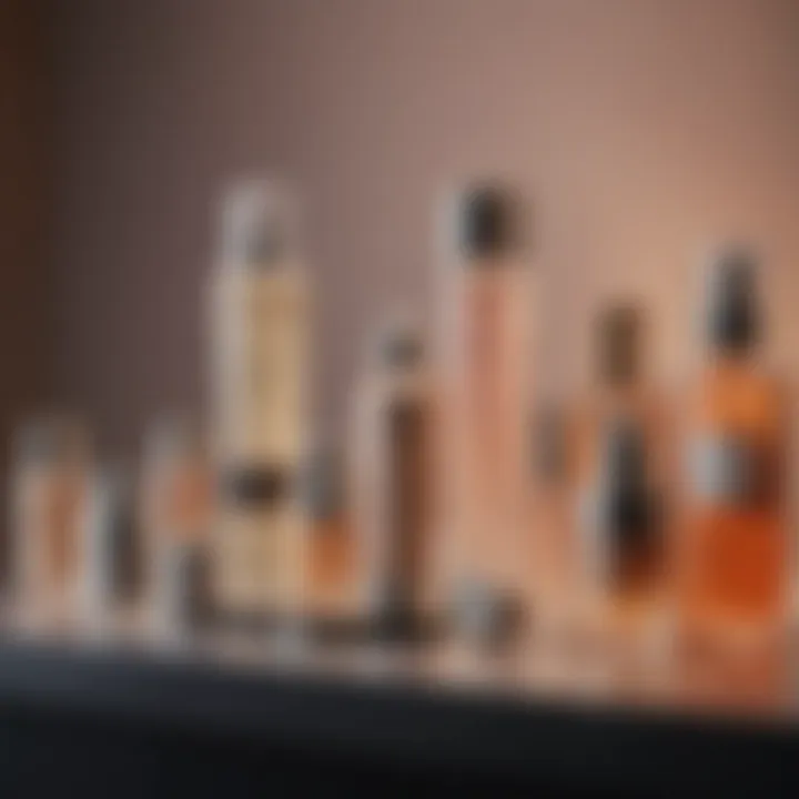 An elegant display of beauty products that cater to individual styles