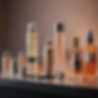 Elegant Beauty Product Display An elegant display of beauty products that cater to individual styles