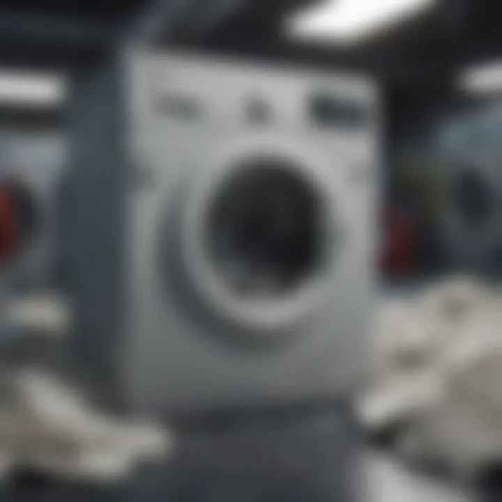 Infographic highlighting the environmental impact of laundry practices