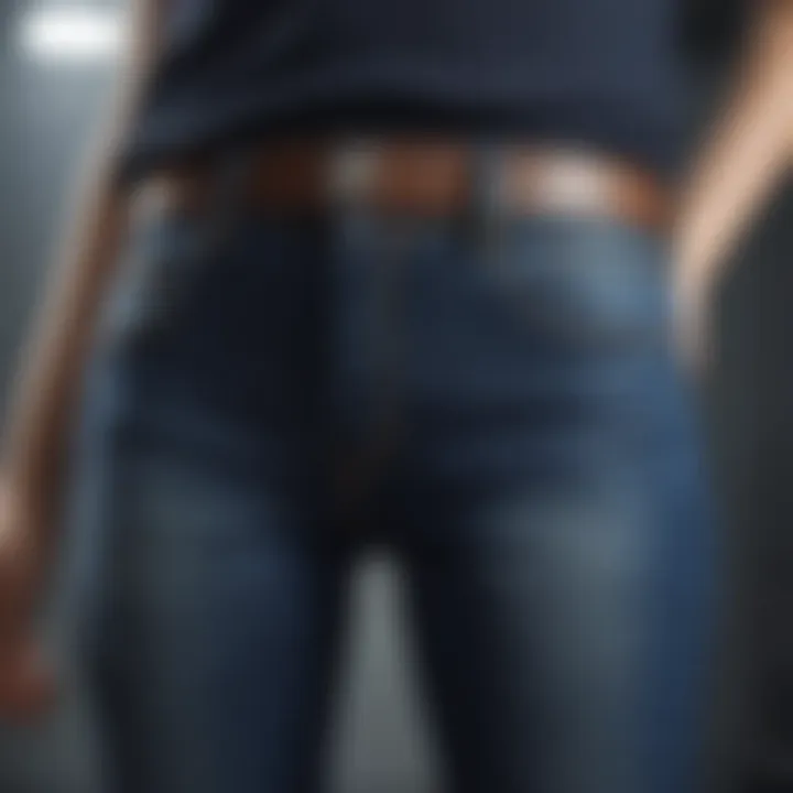 Expert recommendations for maintaining jeans longevity presented visually