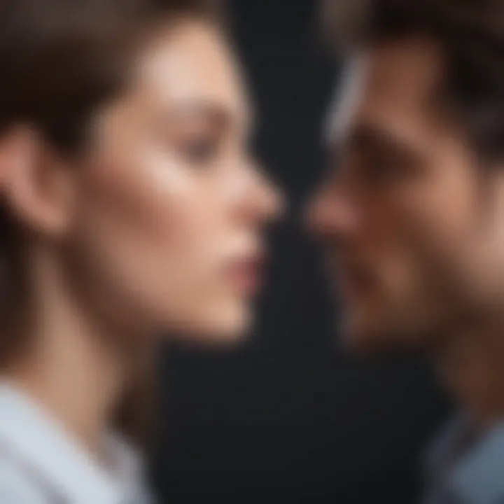 A person reflecting on their relationship