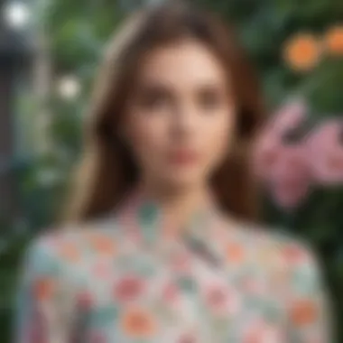 Floral Patterns and Pastel Colors for Spring Vibrant spring outfit featuring floral patterns and pastel colors