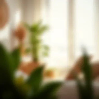 A serene environment promoting healthy skin lifestyle choices