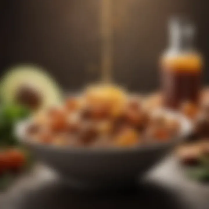 Nutrient-rich foods promoting hair vitality
