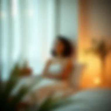Serene Relaxation Space A calming environment for self-care and relaxation