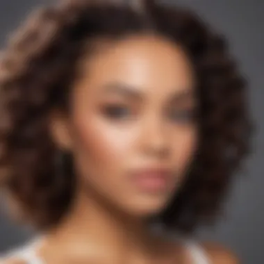 Styled Braid Out Crochet Hairstyle A beautifully styled braid out crochet hairstyle, highlighting the natural flow and volume.