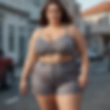 Stay Cool and Confident in Trendy Plus-Size Shorts Comfortable and trendy plus-size shorts