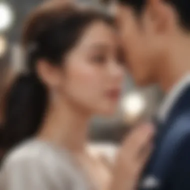 A close-up of a significant symbol in K-dramas representing love and connection.