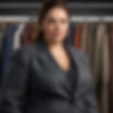 Exploring Diverse Fabric Choices Diverse fabric options for stylish plus-size suits