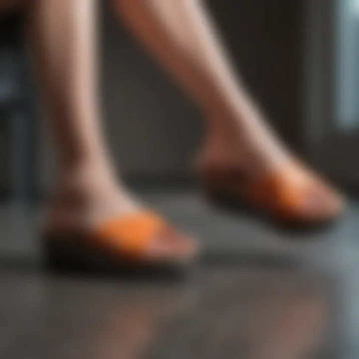 Comfort features and cushioning of platform sandals