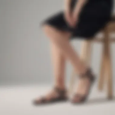 Adaptability of Black Flat Sandals in Fashion Versatile black flat sandals paired with various outfits showcasing their adaptability
