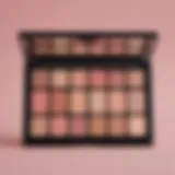 Palette of concealers for fair skin with pink undertones