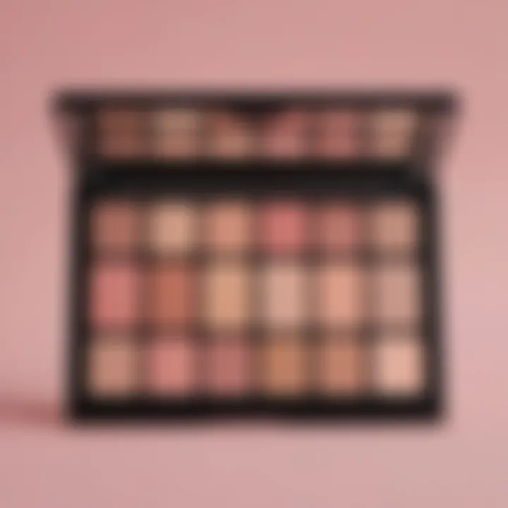 Palette of concealers for fair skin with pink undertones