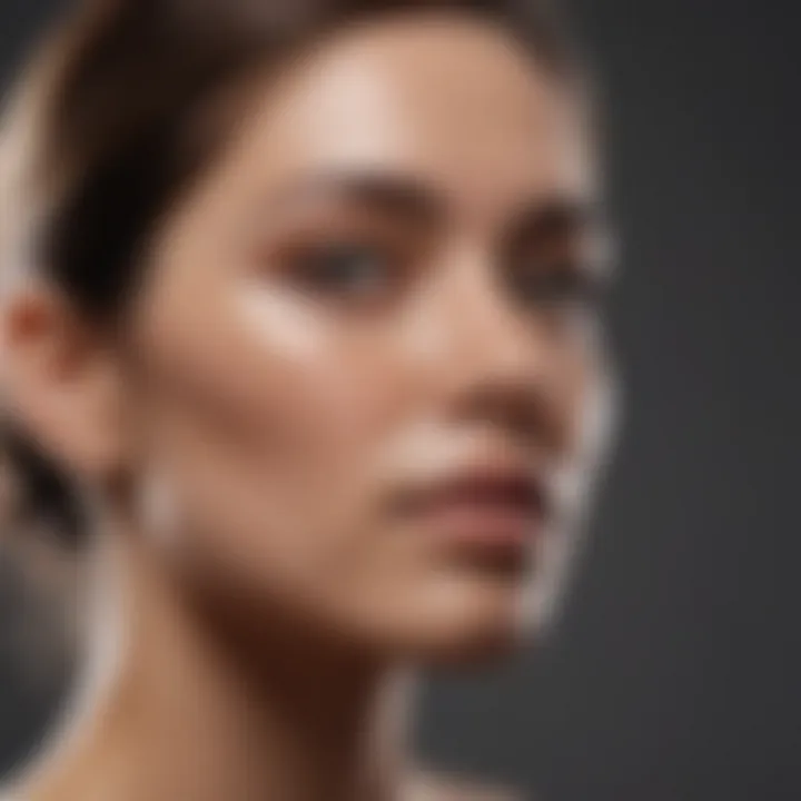 An arrangement of natural ingredients used in skincare