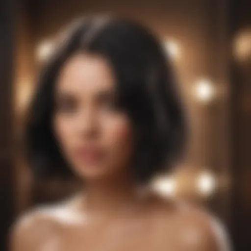 Luxurious deep conditioning treatment for black hair