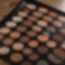 A vibrant palette showcasing shades ideal for light brown eyes.